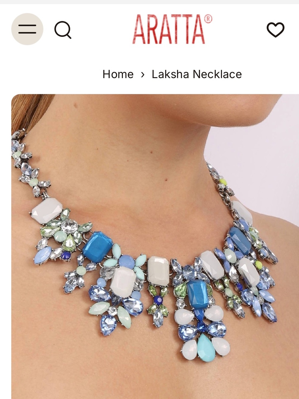NWT Aratta Silent Journey- Lakesha Statement Necklace